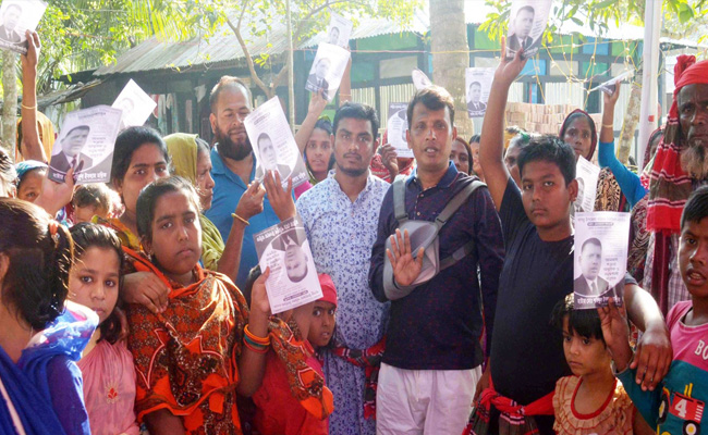 শহিদুল ইসলাম মল্লিক এর গনসংযোগ ও লিফলেট বিতরণ