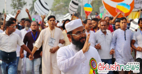 ঢাকা দক্ষিণ সিটির ৬৭ নং ওয়ার্ডে প্রচারণা ও জনসমর্থনে এগিয়ে হাজী মোঃ ইবরাহীম এর ‘লাটিম’