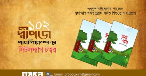 প্রবচন প্রকাশিত এমদাদুল্লাহর ‘ছড়া পড়ির’র মোড়ক উন্মোচণ কাল; বইমেলায় পাওয়া যাবে দ্বীপজের স্টলে