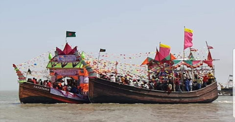 চরফ্যাশনে জাটকা সংরক্ষণ সপ্তাহ উপলক্ষে আলোচনা সভা ও নৌ-র‌্যালি