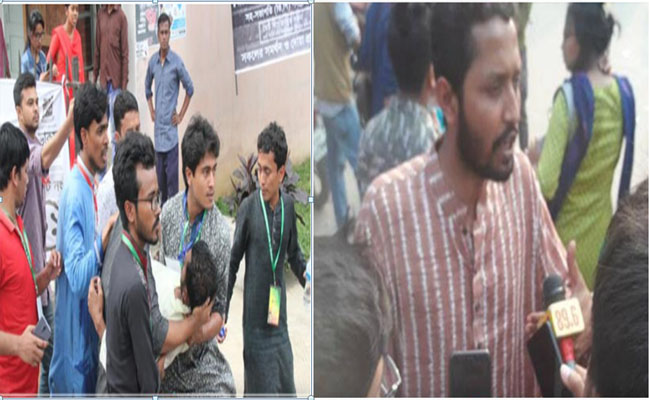 ভিপি প্রার্থী নূর ও লিটন নন্দীর ওপর হামলার অভিযোগ
